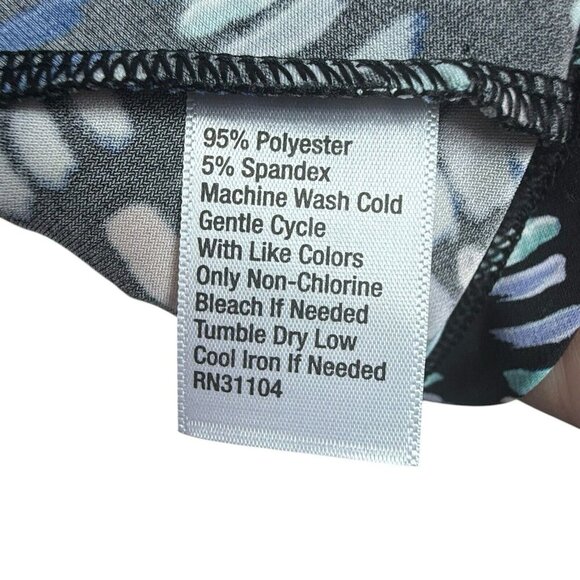 The Limited Multicolor Faux Wrap Dress Size 3X Stretchy Ruffle $109 NWT - Picture 5 of 7